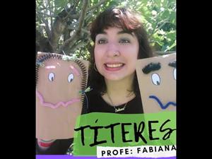 TEATRO 🎭 títeres fáciles rápidos materiales reciclados divertidos  PROFESORA FABIANA ELICHONDOBORDE