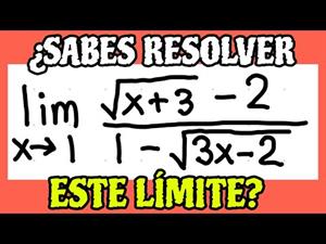 Límite indeterminado 0/0 por racionalización. Ejercicio resuelto